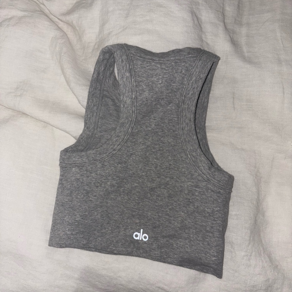 ALO Yoga Charcoal Gray Tank Top